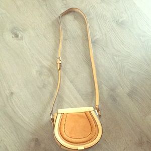 Tan/ Brown Cross Body Bag